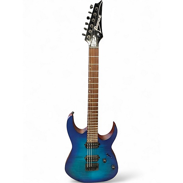 Used Ibanez RG6003FM Flat Sapphire Blue Solid Body Electric Guitar