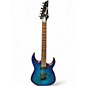 Used Ibanez RG6003FM Flat Sapphire Blue Solid Body Electric Guitar thumbnail