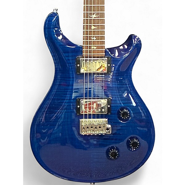 Used 2003 PRS Custom 22 10 Top Blue Solid Body Electric Guitar