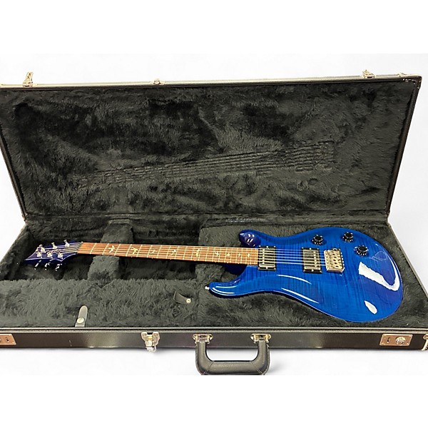 Used 2003 PRS Custom 22 10 Top Blue Solid Body Electric Guitar