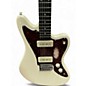 Used Indio DLX Alpine White Solid Body Electric Guitar