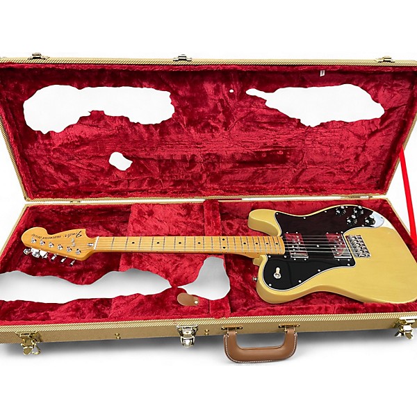 Used 2021 Fender Vintera 70s Telecaster Deluxe Vintage Blonde Solid Body Electric Guitar