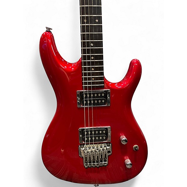Used 2002 Ibanez JS1200 Joe Satriani Signature Candy Apple Red Solid Body Electric Guitar