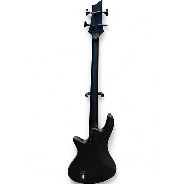 Used Schecter Guitar Research STEALTH-4 SATIN BLACK Electric Bass Guitar
