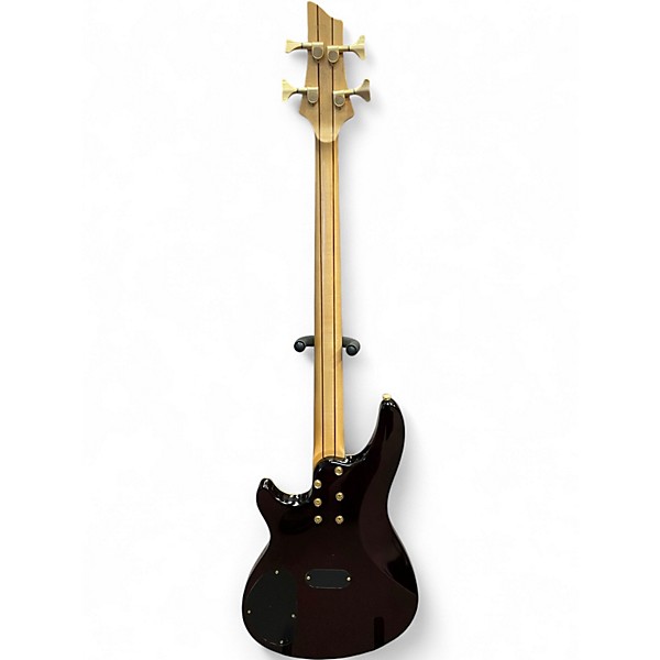 Used Schecter Guitar Research DIAMOND SERIES MAROON Electric Bass Guitar