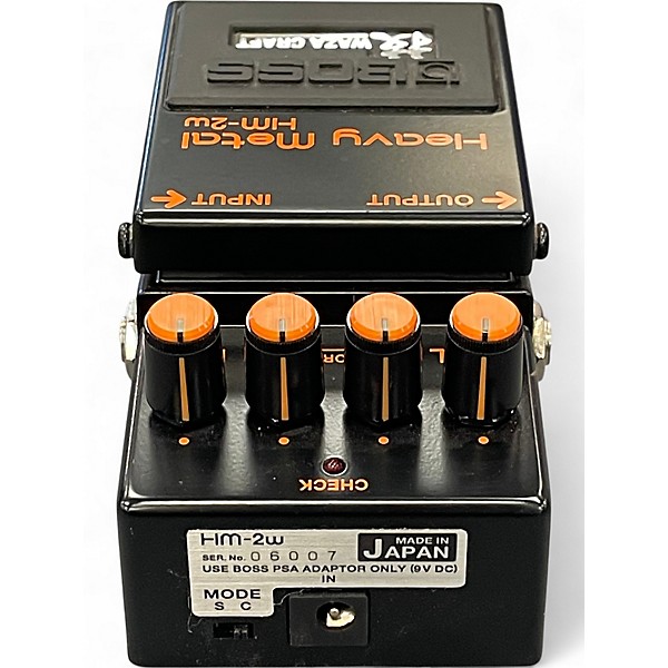 Used BOSS HM2W Heavy Metal Effect Pedal