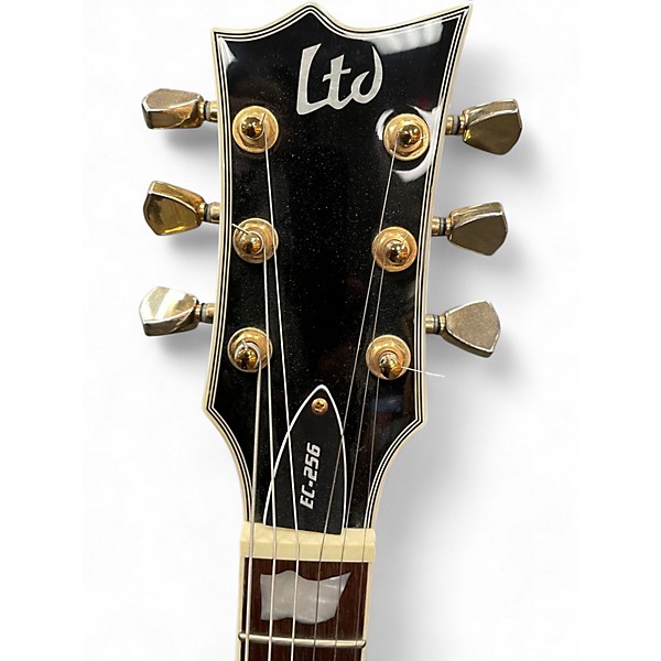 Used ESP LTD EC256 EBONY Solid Body Electric Guitar