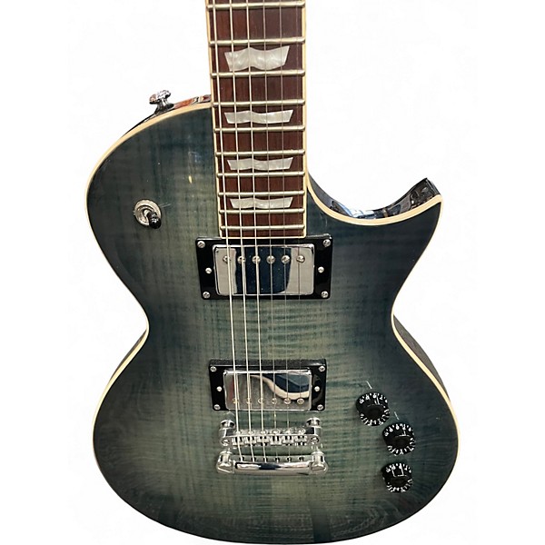 Used ESP LTD EC256 TEAL BURST Solid Body Electric Guitar