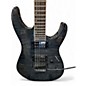 Used ESP LTD M200 Trans Black Solid Body Electric Guitar