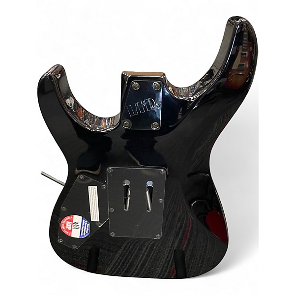 Used ESP LTD M200 Trans Black Solid Body Electric Guitar