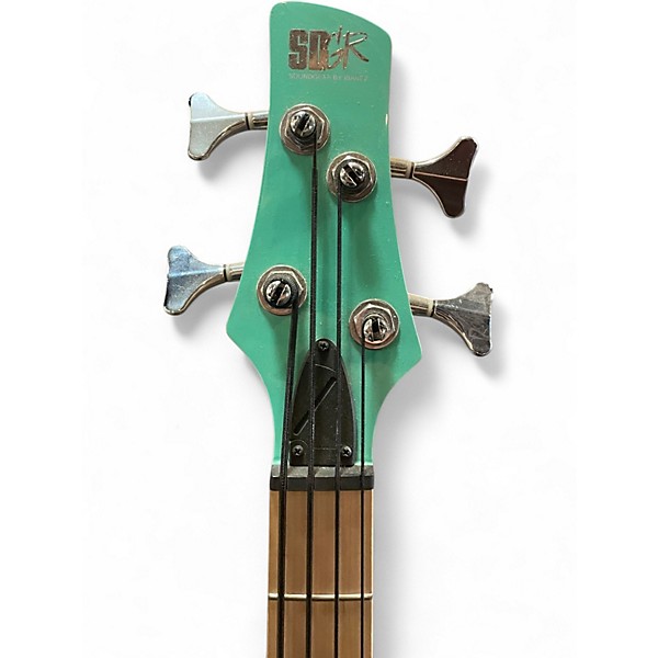 Used 2018 Ibanez SRMD200K Seafoam Green Electric Bass Guitar