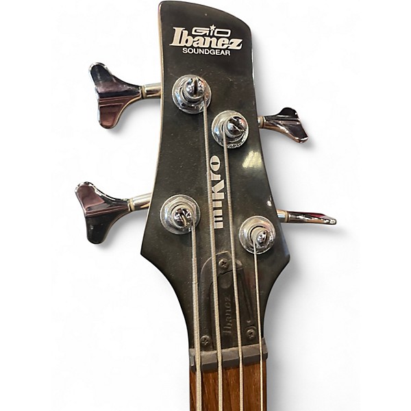 Used 2010 Ibanez GSRM20 STARLIGHT BLUE Electric Bass Guitar