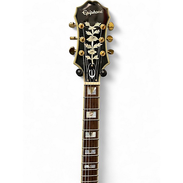 Used Epiphone Sheraton II PRO Black Hollow Body Electric Guitar
