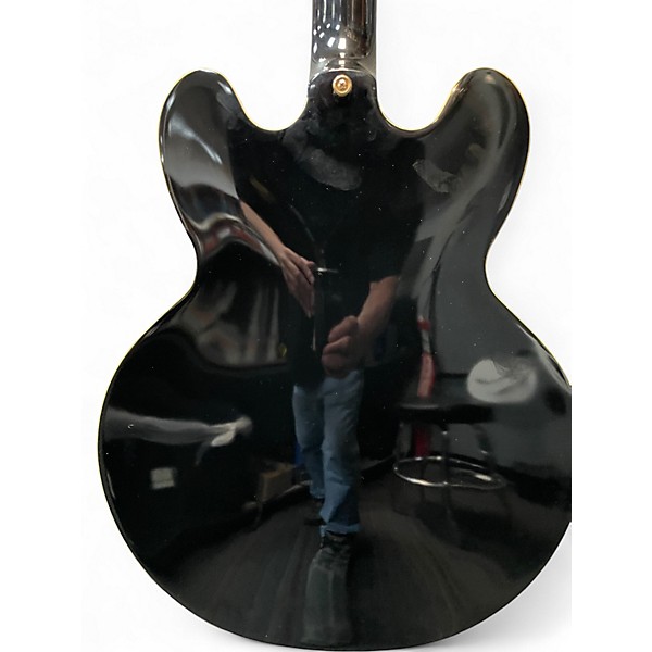 Used Epiphone Sheraton II PRO Black Hollow Body Electric Guitar