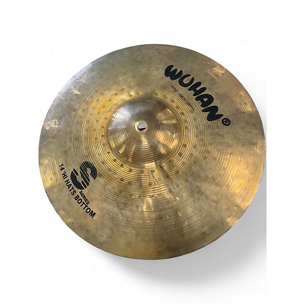 Used Wuhan 14in s series 14 inch hihat set Cymbal