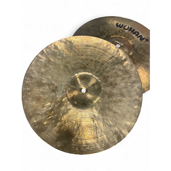 Used Wuhan 14in s series 14 inch hihat set Cymbal