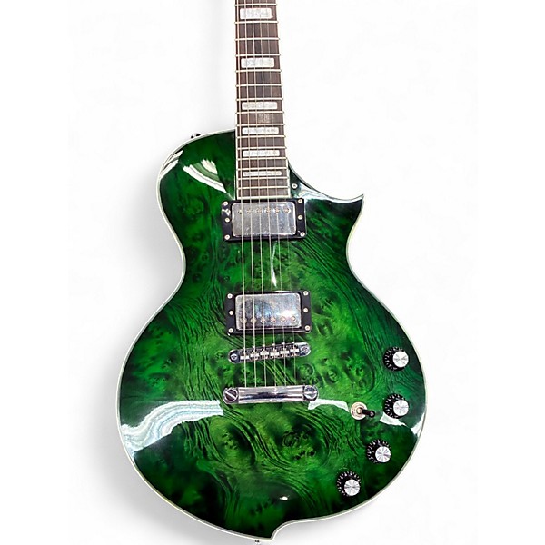 Used Grote LP Style LP02 Green Solid Body Electric Guitar