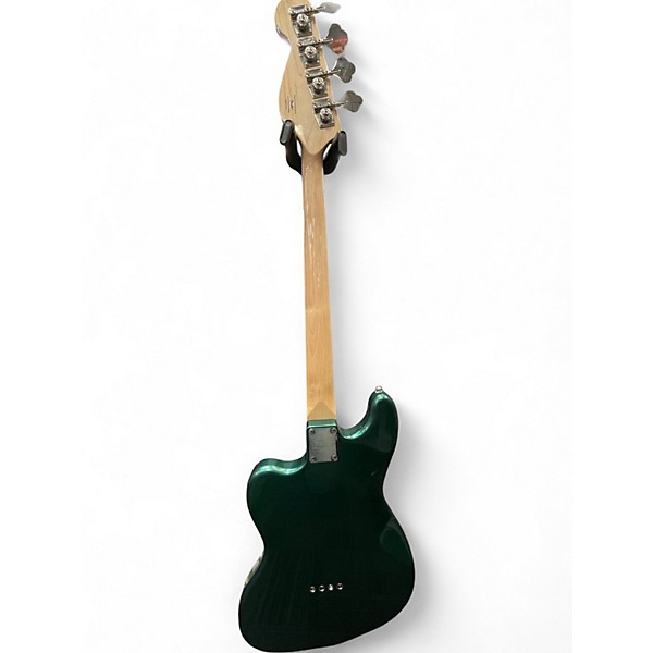Used Squier Paranormal Rascal Bass HH Green Electric Bass Guitar