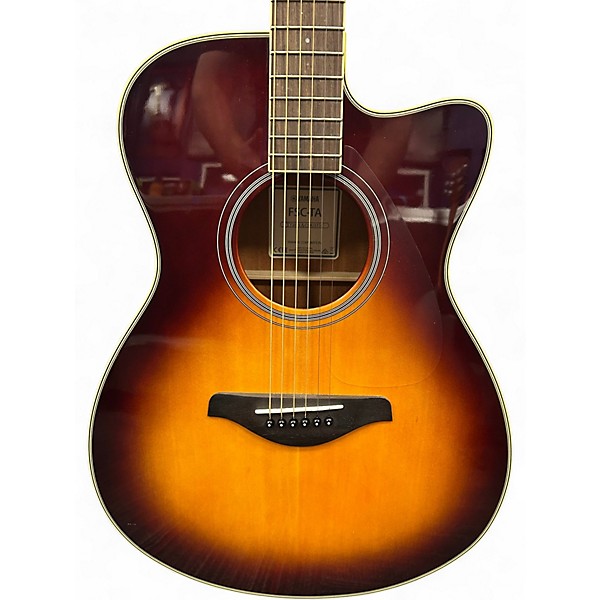 Used Yamaha FSC-TA Transacoustic Sunburst Acoustic Electric Guitar