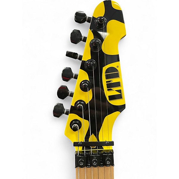 Used ESP LTD GL200MT Yellow Tiger Stripe Solid Body Electric Guitar