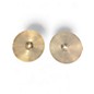 Used Zildjian 14in A HI HAT HOLLOW LOGO Cymbal