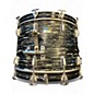 Vintage 1970s Ludwig 3 Piece Super Classic BLACK OYSTER PEARL Drum Kit