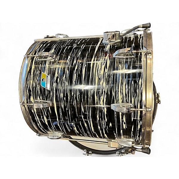Vintage 1970s Ludwig 3 Piece Super Classic BLACK OYSTER PEARL Drum Kit
