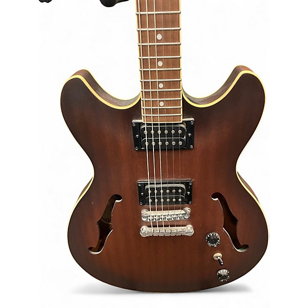 Used Ibanez AS53TF SATIN BROWN Hollow Body Electric Guitar