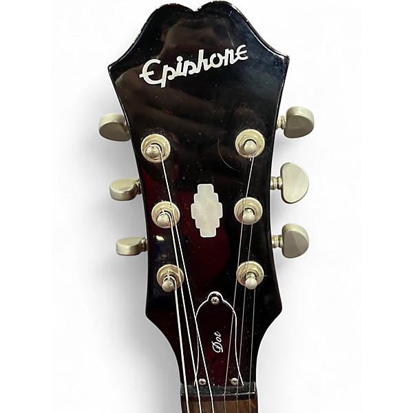 Used Epiphone Dot Flat Red Hollow Body Electric Guitar