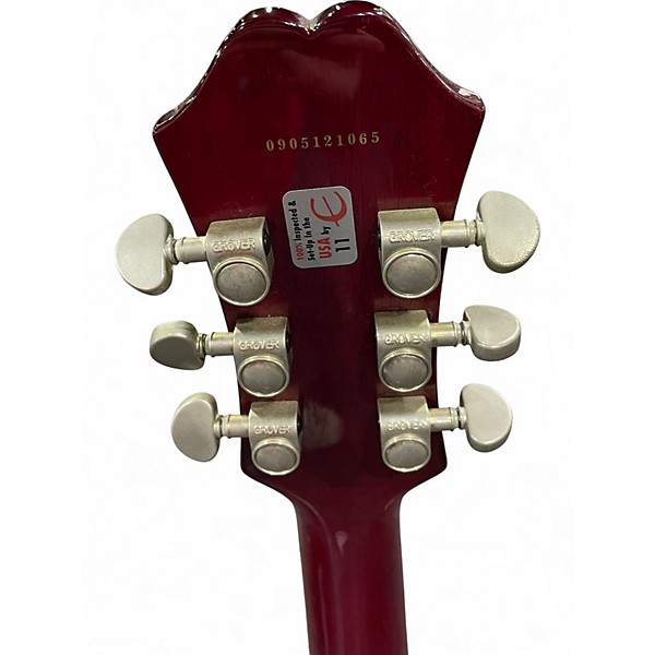 Used Epiphone Dot Flat Red Hollow Body Electric Guitar