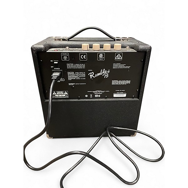 Used Fender Rumble 15 15W 1X8 Bass Combo Amp
