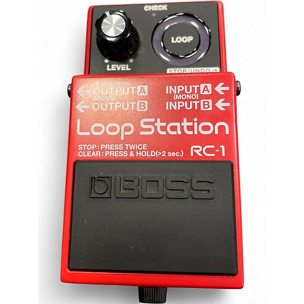 Used BOSS RC1 Loop Station Pedal