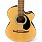 Used Fender FA135CE Concert Natural Acoustic Electric Guitar