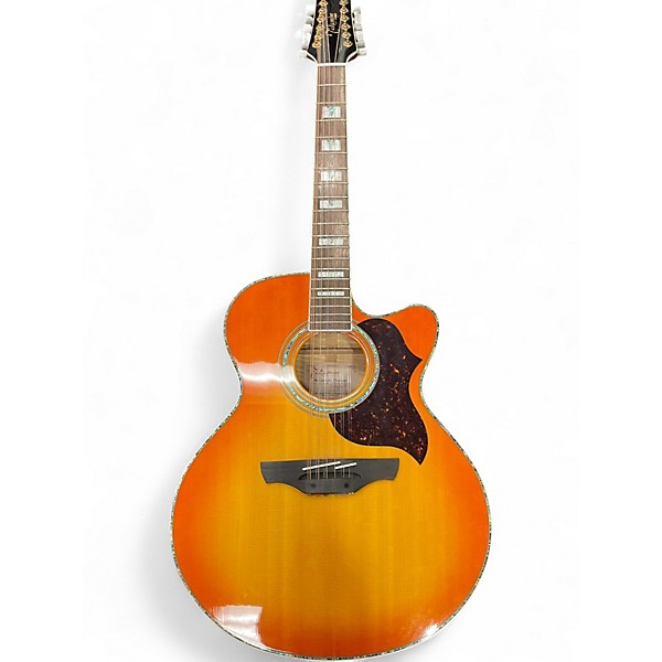 Used Takamine EG523CDX12 SUNBURST 12 String Acoustic Electric Guitar