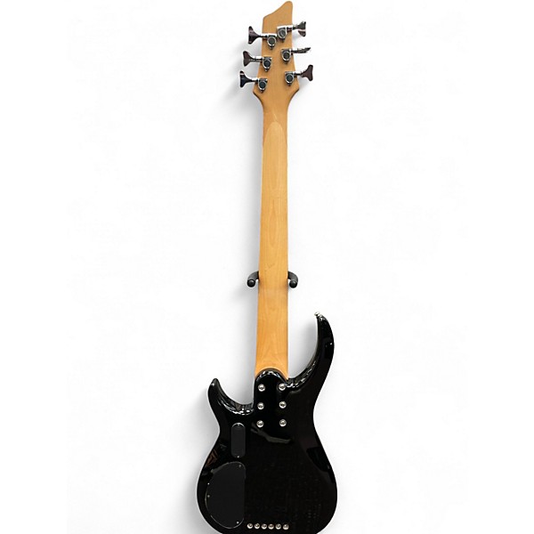 Used Rogue LX406 6 STRING Black Electric Bass Guitar