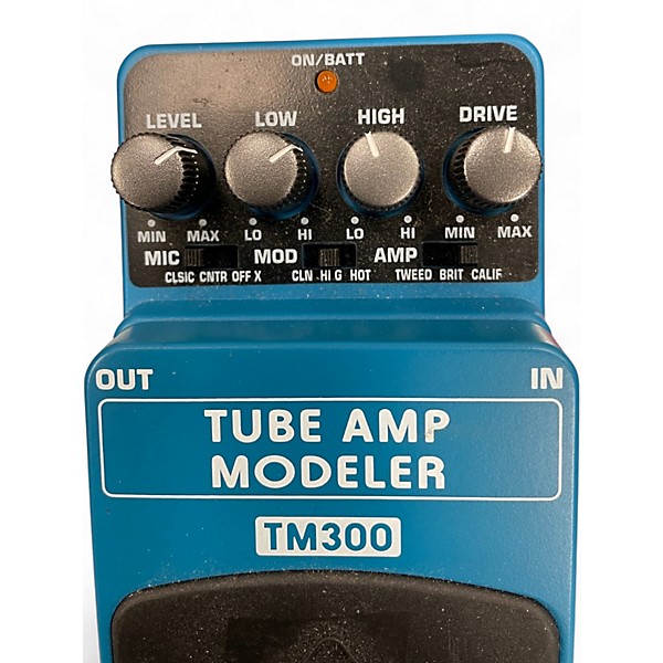 Used Behringer TM300 Tube Amp Modeler Effect Pedal
