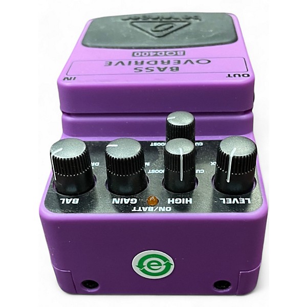 Used Behringer BOD400 Bass Overdrive Bass Effect Pedal