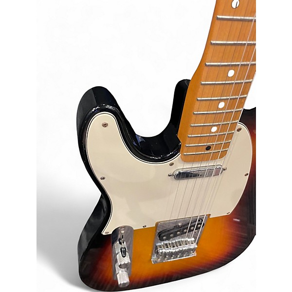 Used Fender Standard Telecaster Left Handed 3 Color Sunburst Electric Guitar