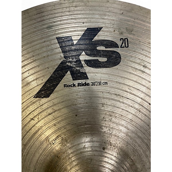 Used SABIAN 20in XS20 Rock Ride Cymbal