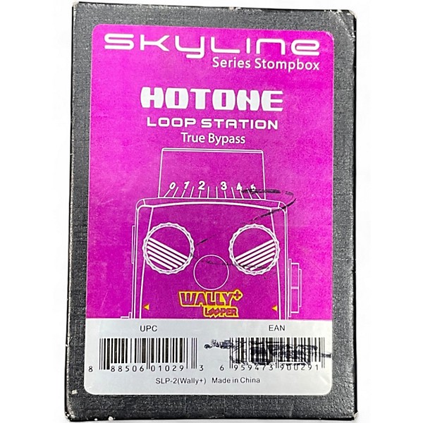 Used Hotone Effects Skyline Wally+ Deluxe Loop Station Pedal