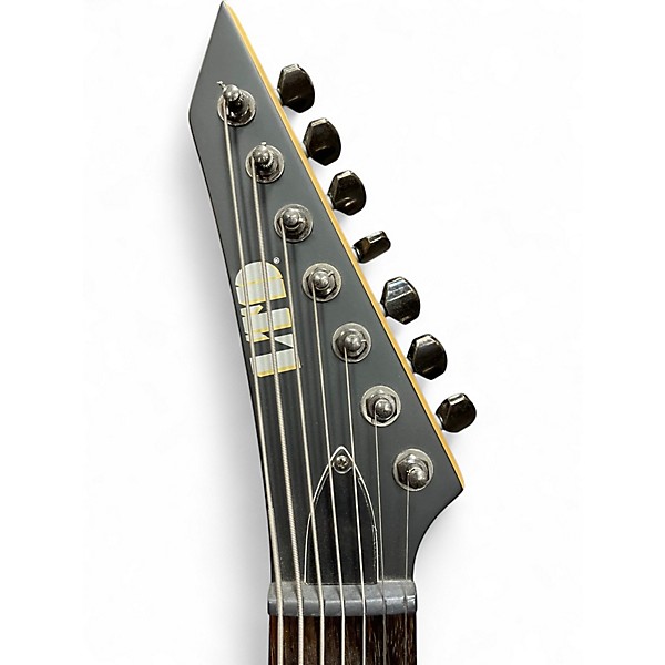 Used ESP LTD M17 7 String Flat Black Solid Body Electric Guitar