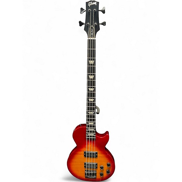 Vintage 1995 Gibson LPB-2 Deluxe Plus Heritage Cherry Sunburst Electric Bass Guitar