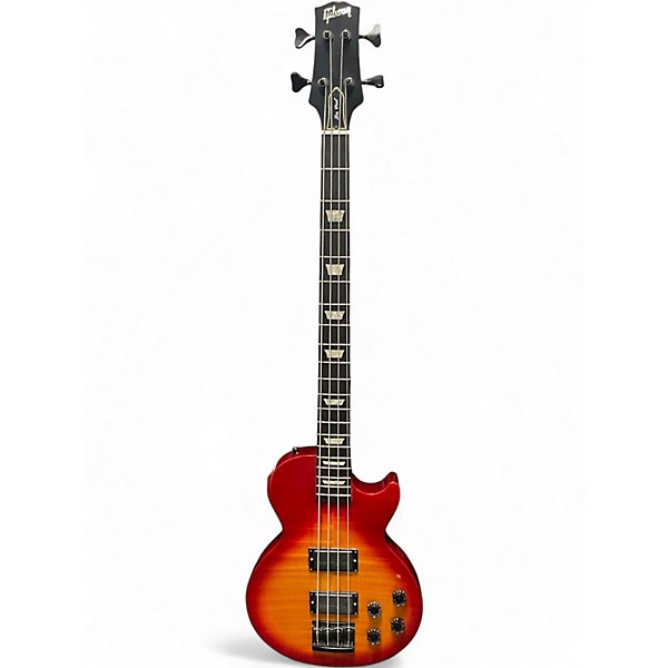 Vintage 1995 Gibson LPB-2 Deluxe Plus Heritage Cherry Sunburst Electric Bass Guitar