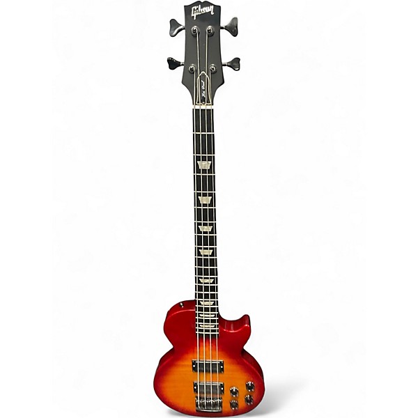 Vintage 1995 Gibson LPB-2 Deluxe Plus Heritage Cherry Sunburst Electric Bass Guitar