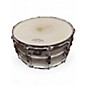 Used Ludwig 6.5X14 Supraphonic Snare HAND HAMMERED STEEL Drum thumbnail