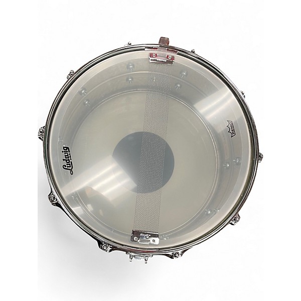 Used Ludwig 6.5X14 Supraphonic Snare HAND HAMMERED STEEL Drum
