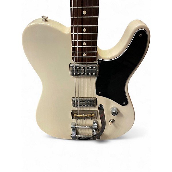 Used Nystrum Labella white Solid Body Electric Guitar