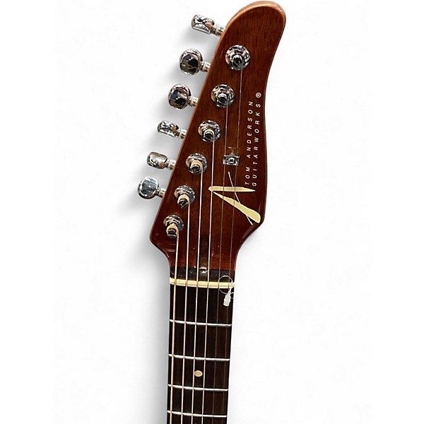 Used Tom Anderson Crowdster Plus 2 Koa Light Tobacco Shaded Edge Burst Solid Body Electric Guitar