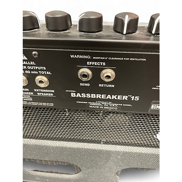 Used Fender Bassbreaker 15W Tube Guitar Amp Head