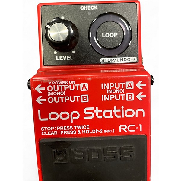 Used BOSS RC1 Loop Station Pedal